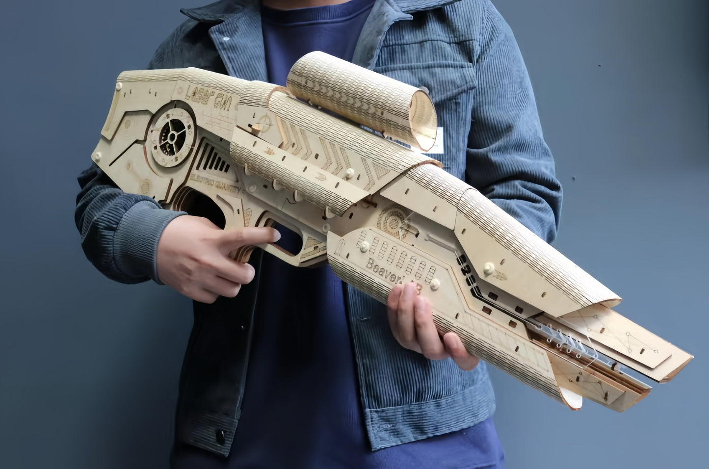 Laser Star Gun 3D Wooden Puzzle