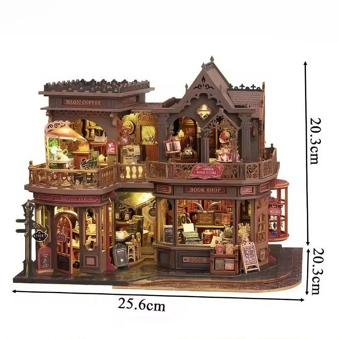 Letter Coffee Miniature House