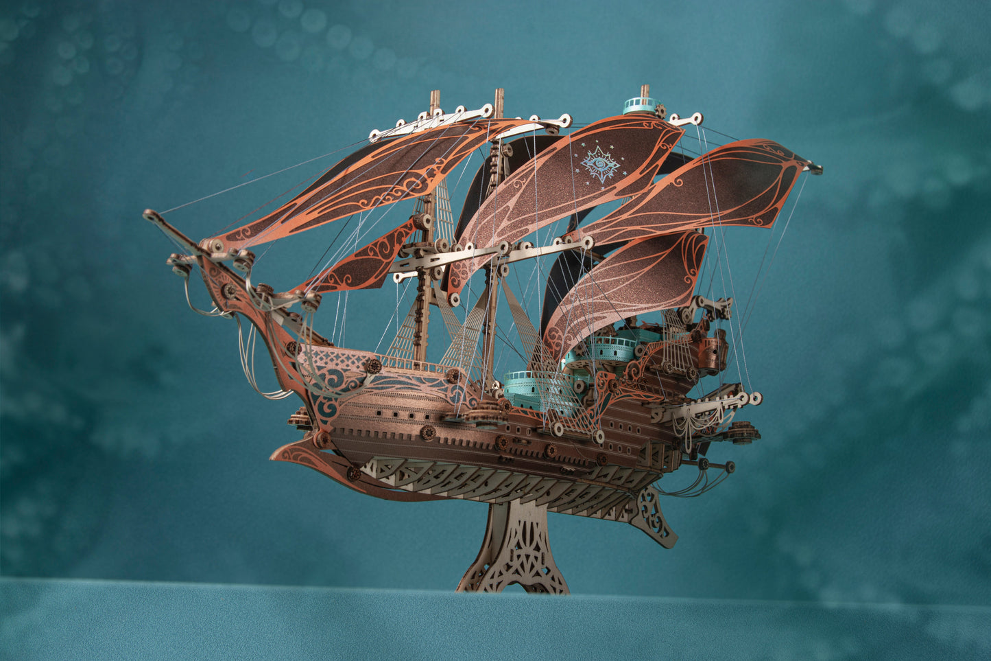Future Pirate Ship Wooden 3D Wooden Puzzle
