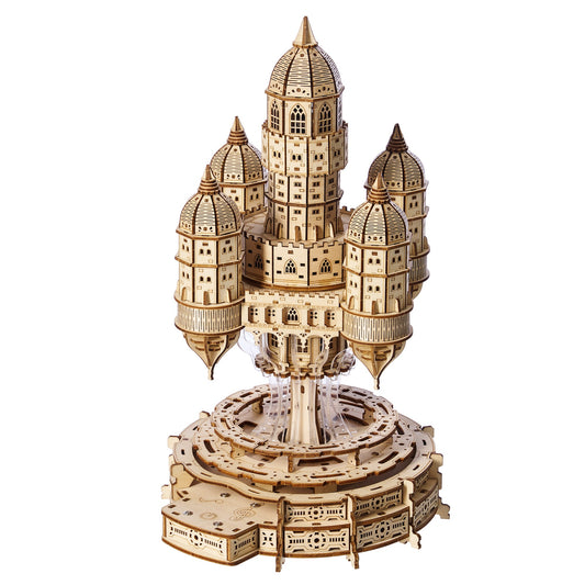 Celestia Castle Music Box 3D Wooden Puzzle