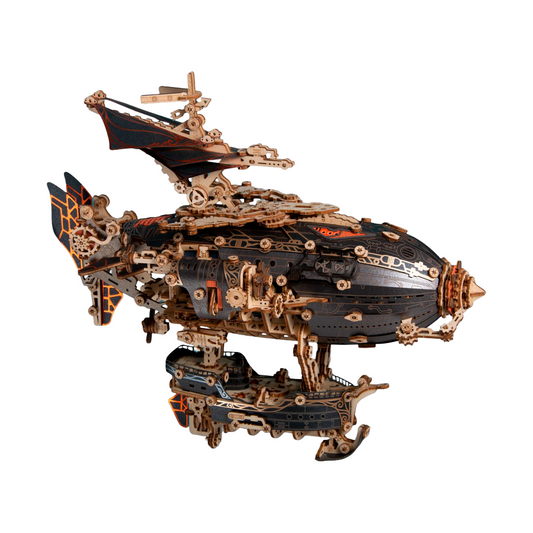 Steampunk Airships 3D Wooden Puzzle