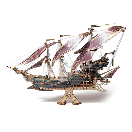 Future Pirate Ship Wooden 3D Wooden Puzzle